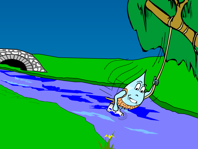 Prélèvement en cours d’eau dans le cadre du programme de la surveillance des masses d’eau